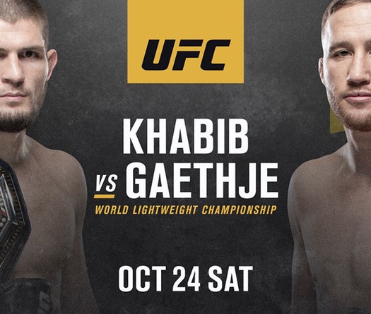 Lịch thi đấu UFC 254: Khabib Nurmagomedov vs Justin Gaethje