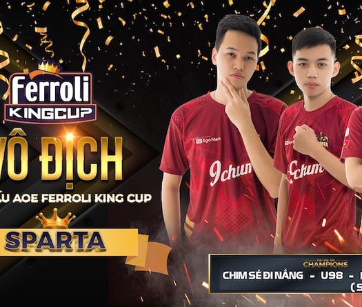 Ngược dòng cảm xúc, Sparta lên ngôi vô địch Ferroli King Cup 2020
