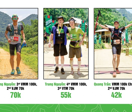 Căng thẳng cuộc đua của các elite nam tại giải chạy đường mòn Pù Luông