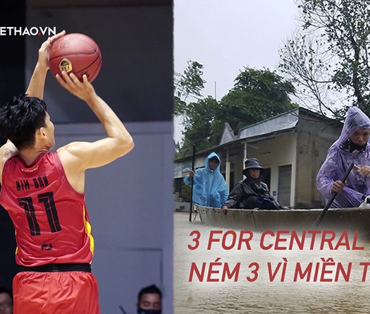 Saigon Heat cùng Danang Dragons khởi động chiến dịch từ thiện "3 For Central"