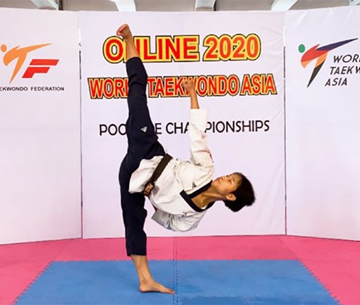 Taekwondo Việt Nam giành 2 HCV thi đấu quyền online vô địch Châu Á