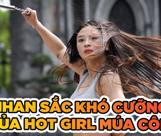 Nhan sắc khó cưỡng của hot girl múa côn - Trần Thị Hậu