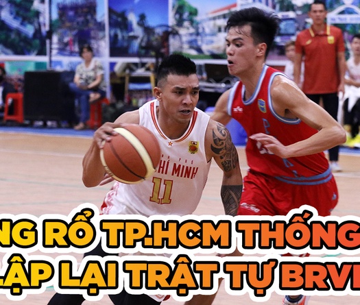 Lập lại trật tự, bóng rổ TP.HCM thống trị giải VĐQG 2020