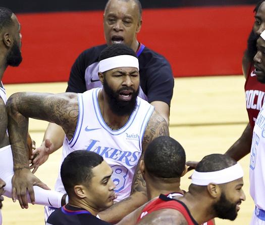 Căng thẳng giữa Rockets và Lakers: Markieff Morris và DeMarcus Cousins bị đuổi khỏi sân