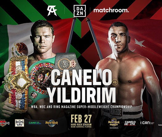 “Chốt kèo” Canelo Alvarez vs Avni Yildirim vào ngày 27/2 tại Miami