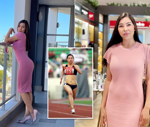 Người đẹp điền kinh Vũ Thị Hương khoe đường cong nóng bỏng “không nhận ra”