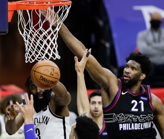 Vắng cả Durant lẫn Irving, Brooklyn Nets gục ngã trước Philadelphia 76ers
