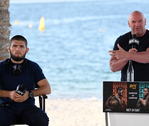 Dana White gợi ý vòng đấu loại hạng nhẹ UFC, khẳng định Khabib vẫn giữ đai vô địch