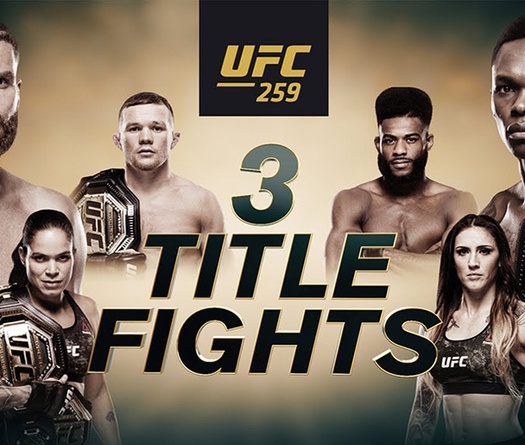 Bom tấn UFC 259 công bố lịch thi đấu: 3 trận tranh đai, 4 nhà vô địch