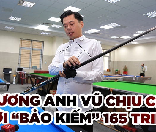 Chịu chi như Dương Anh Vũ với “bảo kiếm” 165 triệu đồng