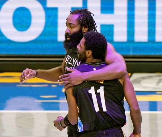 Irving, Harden và các đồng đội đi vào lịch sử Brookyn Nets