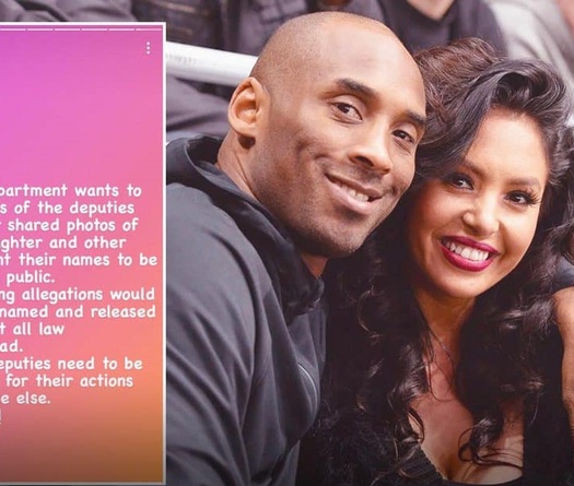 Vợ Kobe yêu cầu công khai danh tính kẻ nhẫn tâm chụp ảnh thi thể chồng