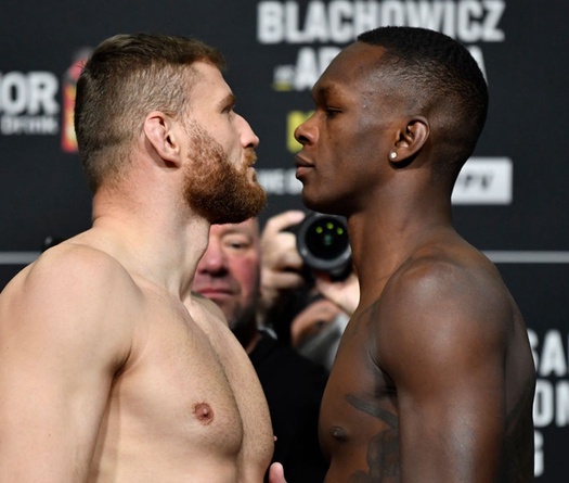UFC 259 Israel Adesanya vs. Jan Blachowicz: Khi tham vọng đối đầu danh dự