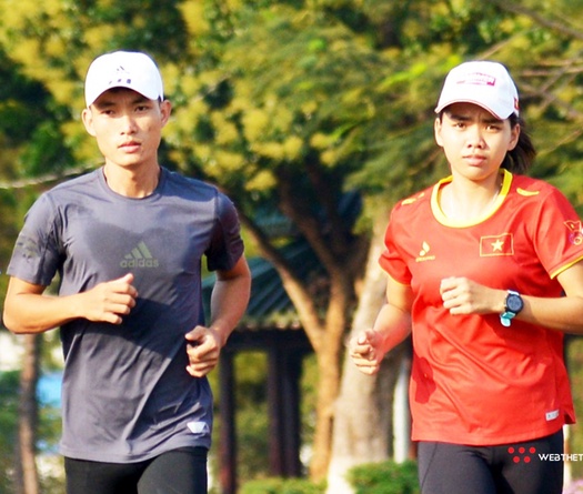 Áp lực giữ vị trí “chóp đỉnh” Tiền Phong Marathon 2021 của cặp tuyển thủ Bình Phước