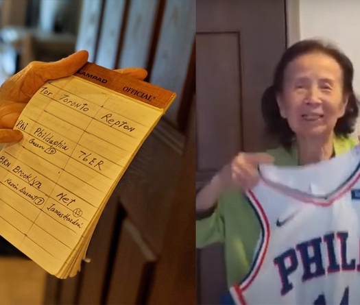 Cụ bà 95 tuổi mày mò NBA bỗng trở thành hiện tượng, được Danny Green tặng quà chất lừ