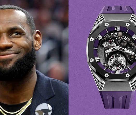 Dưỡng thương ngoài sân, LeBron James được phát hiện đeo đồng hồ tiền tỷ siêu hiếm