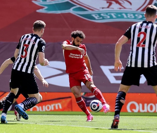 Salah lập cột mốc ghi bàn đặc biệt cho Liverpool ở Ngoại hạng Anh