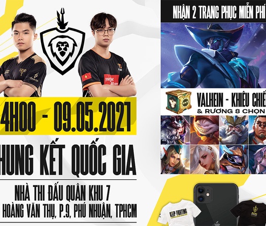 Vé chung kết Liên Quân ĐTDV Mùa Xuân 2021 có gì hot?