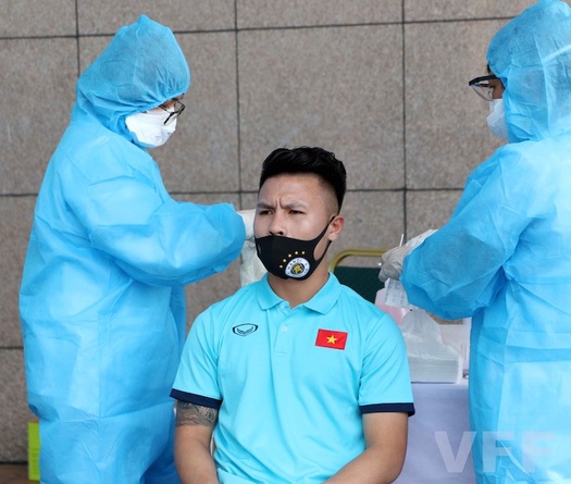 ĐT Việt Nam âm tính lần 1 với COVID-19, xét nghiệm 7 ngày/lần