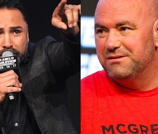 Dana White cấm Georges St-Pierre đánh Boxing với ... Oscar De La Hoya