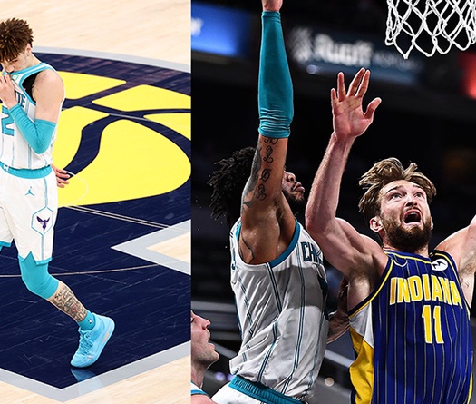 Non kém về kinh nghiệm, Charlotte Hornets bị Pacers “blowout" tại trận Play-in đầu tiên