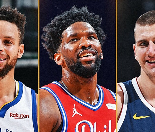 NBA Awards 2021: Stephen Curry đối đầu Jokic và Embiid cho danh hiệu MVP