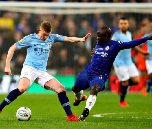 Đội hình ra sân Man City vs Chelsea: De Bruyne đối đầu Kante