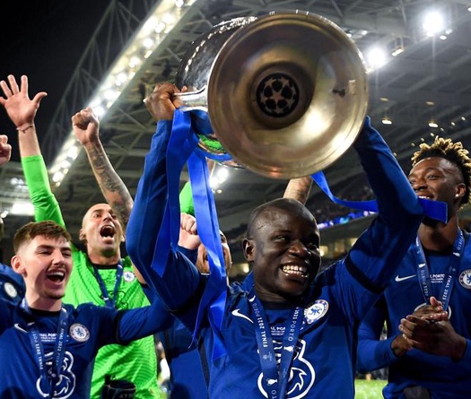 Kante áp đảo ở giải Cầu thủ xuất sắc nhất trận tại Champions League