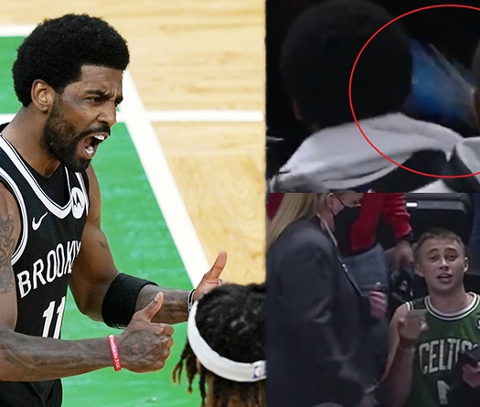 Video: Kyrie Irving bị CĐV Celtics quá khích ném chai nước vào đầu sau khi "thả nhẹ" 39 điểm