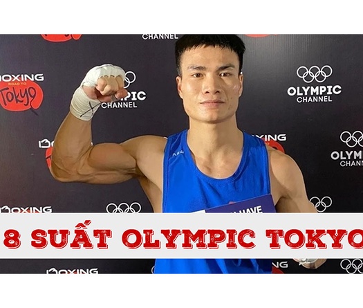 8 suất dự Olympic Tokyo của thể thao Việt Nam