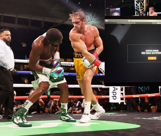Kênh stream bị sập, Mayweather và Paul có thể mất tiền oan
