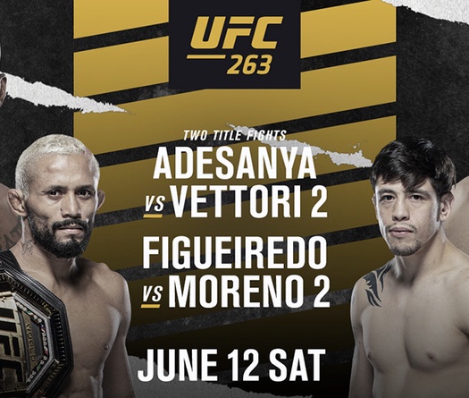 Lịch thi đấu UFC 263: Israel Adesanya vs. Marvin Vettori 2