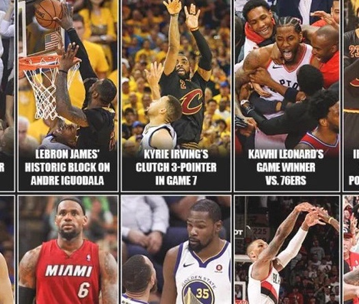 15 khoảnh khắc đáng nhớ nhất NBA Playoffs trong 10 năm qua