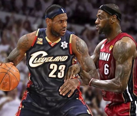 Số 6 và 23 của LeBron James, phiên bản nào xuất sắc hơn?