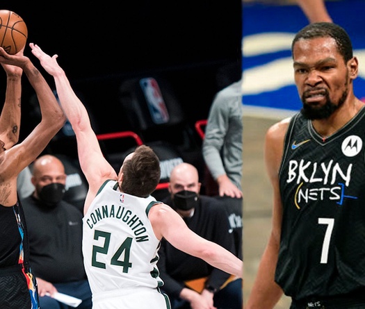 Kevin Durant làm nên lịch sử bằng trận đấu kinh điển, Brooklyn Nets ngược dòng ngoạn mục trước Milwaukee
