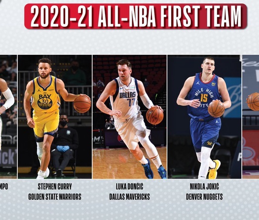 Công bố 3 đội hình All-NBA 2021: Không thiếu tranh cãi