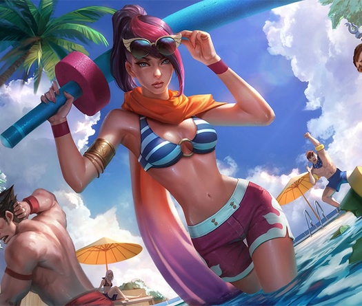 Cập nhật Liên Minh Tốc Chiến 2.3a: Ra mắt trang phục Tiệc Bể Bơi