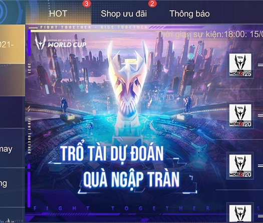 Chi tiết sự kiện sự đoán AWC 2021 Liên Quân Mobile