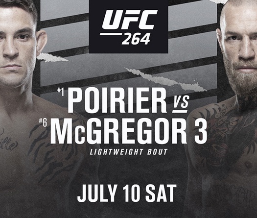 Lịch thi đấu UFC 264: Conor McGregor vs Dustin Poirier 3