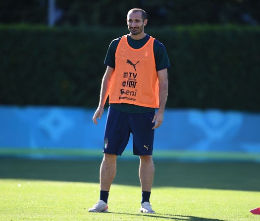 Giorgio Chiellini bình phục chấn thương, trở lại ở trận gặp Bỉ