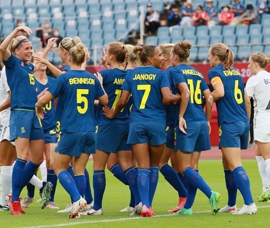 Kết quả bóng đá nữ New Zealand vs nữ Thụy Điển, Olympic 2021
