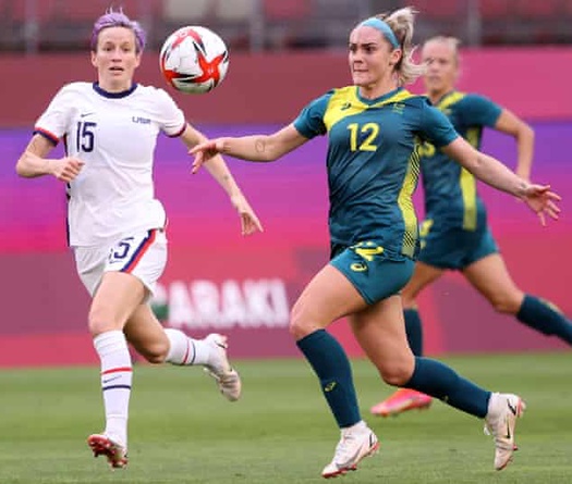 Kết quả nữ Úc vs nữ Mỹ: Nữ Mỹ giành HCĐ Olympic Tokyo 2021