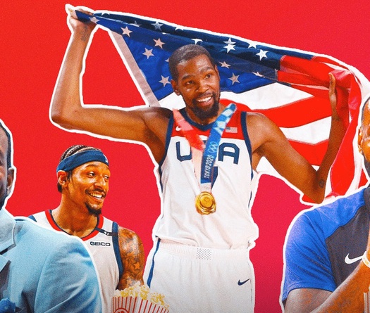 LeBron James dẫn đầu NBA tại quê nhà gửi lời chúc mừng tuyển Mỹ