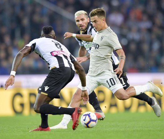 Trực tiếp bóng đá Udinese vs Juventus trên kênh nào?