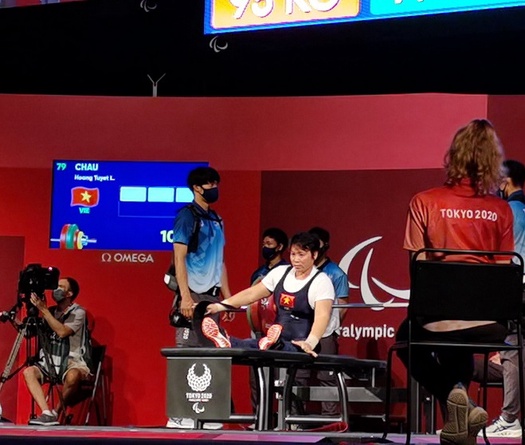 Đô cử Châu Hoàng Tuyết Loan đứng thứ 6 tại Paralympic 2020
