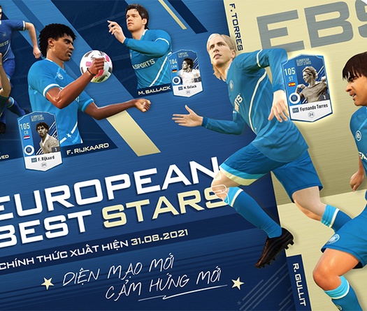 European Best Stars - EBS FO4: Thẻ mùa giải mới của FIFA Online 4