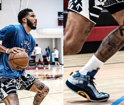 Sao trẻ Jayson Tatum tri ân “thầy Kobe” bằng hình xăm độc đáo