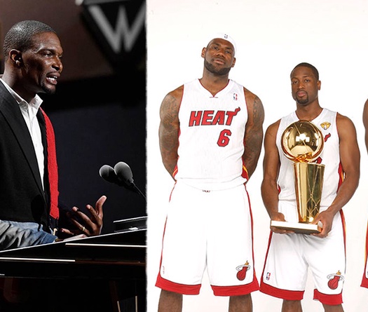 Chris Bosh cùng dàn hảo thủ Miami Heat tái ngộ ở lễ vinh danh Hall of Fame