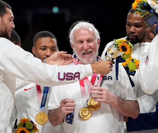 Sau HCV bóng rổ Olympic 2021, đội tuyển Mỹ chia tay “bố già” Gregg Popovich