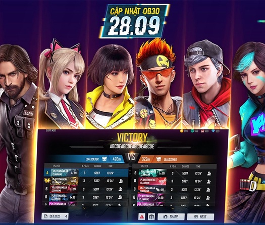 OB30 FF: Chi tiết bản cập nhật mới nhất Free Fire